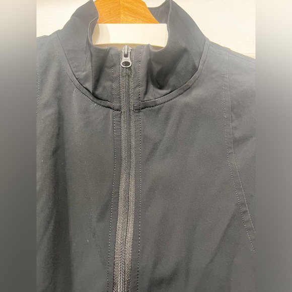 ALO Yoga Cropped 1/4 Zip Alumni Pullover black Sz M - Picture 3 of 6